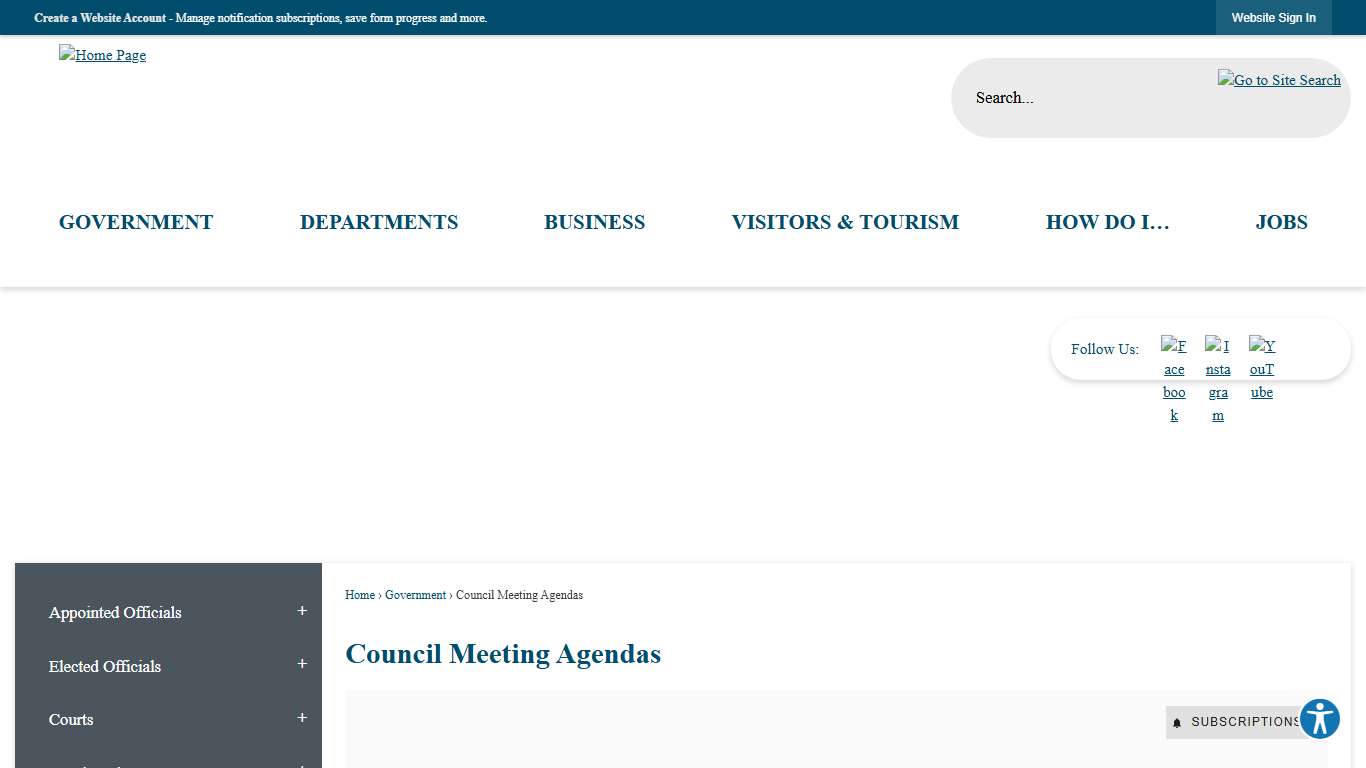 Council Meeting Agendas | Roanoke, VA